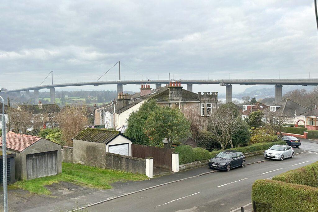 The terraced villa in Dalnottar Drive, Old Kilpatrick is on the market for offers over £255,000